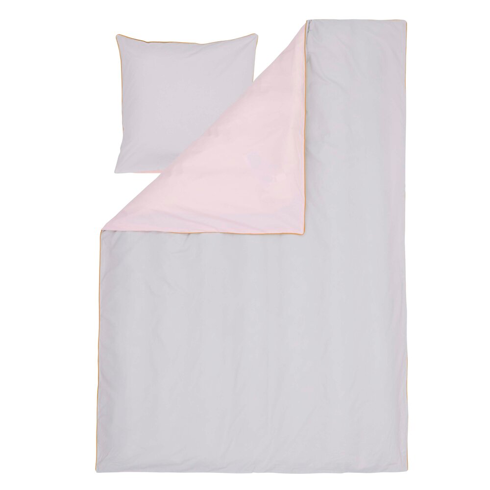 Color Combo sengesæt - grå/pink